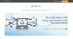 Desktop Screenshot of hirewell.com