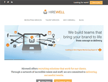 Tablet Screenshot of hirewell.com